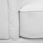 Кресло низкое с мягкой обивкой из велюра на 4-х ножках из массива березы Sophie Armchair white варинант исполнения - 6 | Loft Concept в Нижнем Новгороде