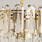 Люстра многоярусная с овальными прозрачными подвесками 36 см Harmonica варинант исполнения - 6 | Loft Concept в Нижнем Новгороде