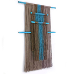 Дизайнерское Панно Макраме из хлопковых нитей Japan Wall Panel Blue варинант исполнения - 1 | Loft Concept в Нижнем Новгороде