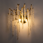 Бра золотого цвета с ветвями и хрустальными подвесками FAIRYTREE Light варинант исполнения - 2 | Loft Concept в Нижнем Новгороде