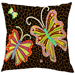 Декоративная подушка Yayoi Kusama Butterflies