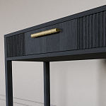 Элегантная Консоль Primo с выдвижным ящиком Черный дуб варинант исполнения - 4 | Loft Concept в Нижнем Новгороде