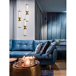 Подвесной светильник с двумя белыми рифлеными цилиндрическими плафонами Golden Swirl варинант исполнения - 8 | Loft Concept в Нижнем Новгороде