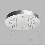 Люстра с тремя кольцами цвета хром и прозрачными хрустальными шарами по периметру Sacramento Transparent Balls Chandelier варинант исполнения - 11 | Loft Concept в Нижнем Новгороде