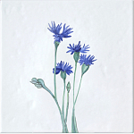 Плитка с узором Васильки варинант исполнения - 2 | Loft Concept в Нижнем Новгороде