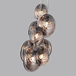 Люстра подвесная с 8-ю круглыми плафонами из рельефного стекла Disc Light варинант исполнения - 3 | Loft Concept в Нижнем Новгороде