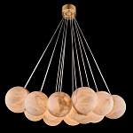 Люстра подвесная круглая с сферическими плафонами из натурального камня Glowing Spheres варинант исполнения - 13 | Loft Concept в Нижнем Новгороде