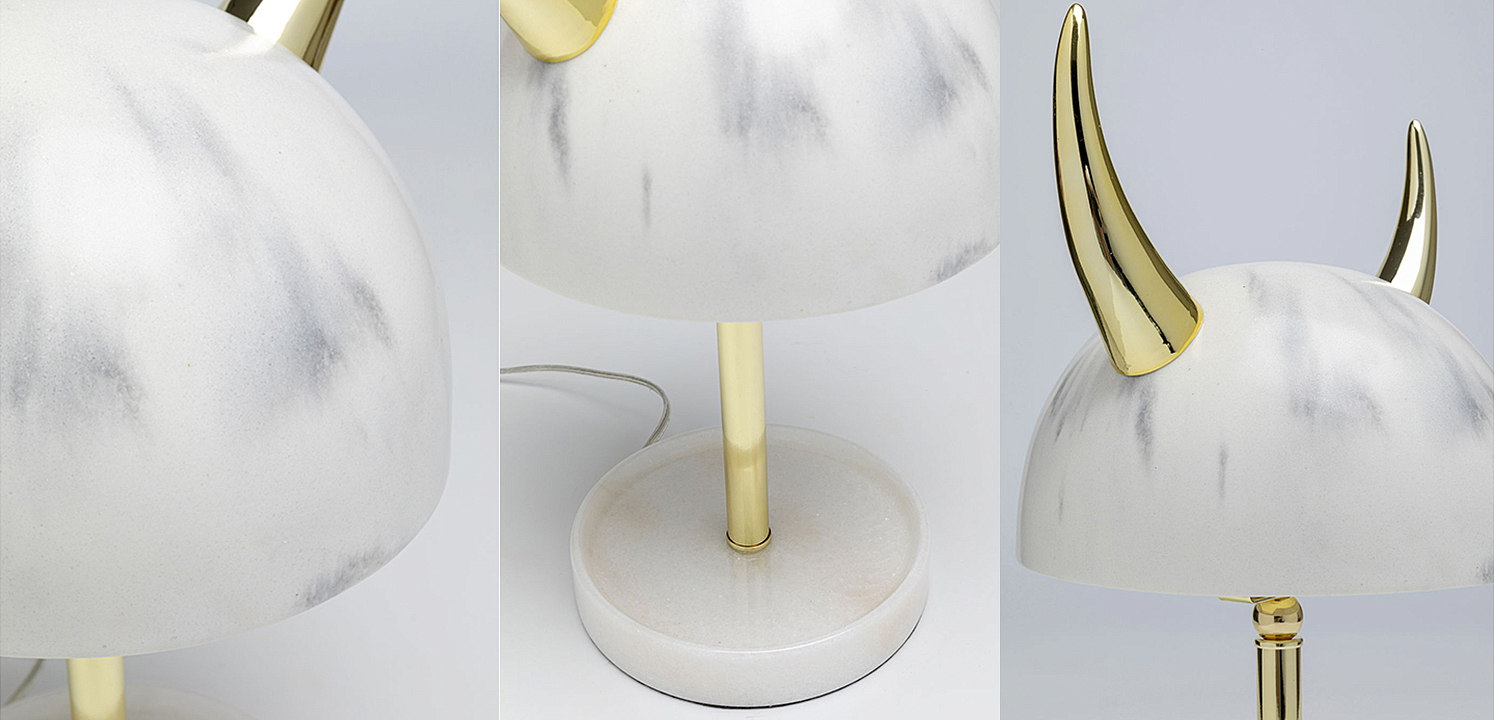 Настольная лампа Marble with Horns - Loft-Concept в Нижнем Новгороде