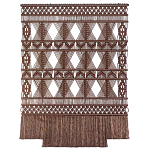 Панно Макраме коричневый цвет  варинант исполнения - 6 | Loft Concept в Нижнем Новгороде