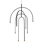 Люстра подвесная с дугообразными изогнутыми элементами Luke Lampco Tracer Lamp варинант исполнения - 1 | Loft Concept в Нижнем Новгороде