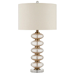 Настольная лампа с фактурным стеклянным корпусом Glamorous Pommel варинант исполнения - 3 | Loft Concept в Нижнем Новгороде