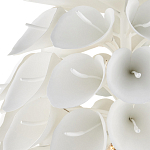 Люстра белая каплевидной формы из цветков лилии White Natural Lines варинант исполнения - 2 | Loft Concept в Нижнем Новгороде