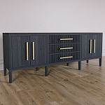 Большая VT-тумба Primo шпон Черный дуб варинант исполнения - 3 | Loft Concept в Нижнем Новгороде