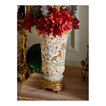 Ваза из фарфора на бронзовом основании Turquoise Blooming Garden варинант исполнения - 9 | Loft Concept в Нижнем Новгороде