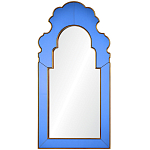 Настенное зеркало в синей зеркальной раме Filibert Mirror варинант исполнения - 1 | Loft Concept в Нижнем Новгороде