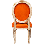 Стул из натурального бука оранжевое с цветным принтом Impressionism in Color варинант исполнения - 2 | Loft Concept в Нижнем Новгороде