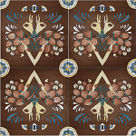 Плитка с узором Клубника варинант исполнения - 1 | Loft Concept в Нижнем Новгороде