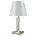 Настольная лампа с белым тканевым абажуром в форме конуса Laurent варинант исполнения - 5 | Loft Concept в Нижнем Новгороде