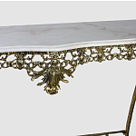 Консоль из бронзы с мраморной прямоугольной столешницей Bronze Console варинант исполнения - 2 | Loft Concept в Нижнем Новгороде