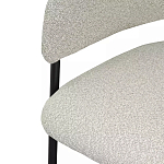 Стул мягкий с подлокотниками Chair Gray Upholstery Boucle варинант исполнения - 6 | Loft Concept в Нижнем Новгороде