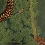 Обои ручная роспись Malwa Original colourway on Olive tobacco варинант исполнения - 3 | Loft Concept в Нижнем Новгороде