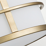 Потолочный светильник с белым матовым абажуром в металлическом каркасе Feiss варинант исполнения - 5 | Loft Concept в Нижнем Новгороде