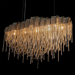 Люстра подвесная с металлическими цепочками и изогнутыми металлическими дугами 72 см Atlantis Chain варинант исполнения - 8 | Loft Concept в Нижнем Новгороде