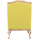 Кресло из натурального бука бежевое с изображением птиц и цветов Beige Green Chinoiserie Garden Armchair варинант исполнения - 2 | Loft Concept в Нижнем Новгороде