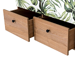 Шкаф с принтом Floral notes варинант исполнения - 3 | Loft Concept в Нижнем Новгороде