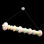 Подвесной светильник светодиодный горизонтальный в виде ожерелья из пастельных сфер Pastel Lunaria Horizon  варинант исполнения - 3 | Loft Concept в Нижнем Новгороде