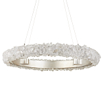 Люстра светодиодная фактурная в форме кольца Amber Crystal варинант исполнения - 3 | Loft Concept в Нижнем Новгороде