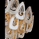 Люстра с многослойными белыми и прозрачными подвесками Character Chandelier варинант исполнения - 2 | Loft Concept в Нижнем Новгороде