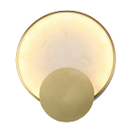 Бра в форме диска из бежевого алебастра Cryptocrystalline Stone варинант исполнения - 1 | Loft Concept в Нижнем Новгороде