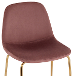 Барный стул на золотистых ножках VENDRAMIN Pink варинант исполнения - 6 | Loft Concept в Нижнем Новгороде