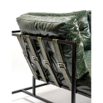 Диван Лофт Натуральная Винтажная кожа Зеленый Two Seat Encounter Leather Sofa варинант исполнения - 5 | Loft Concept в Нижнем Новгороде