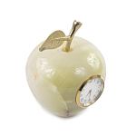 Часы настольные в виде яблока из натурального камня Оникс Stone Clock варинант исполнения - 2 | Loft Concept в Нижнем Новгороде