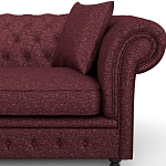 Мебельная ткань Шенилл бордовый цвет 138 см T4-38 варинант исполнения - 8 | Loft Concept в Нижнем Новгороде