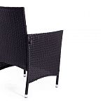 Обеденный комплект из искуственного ротанга Vintara черный варинант исполнения - 2 | Loft Concept в Нижнем Новгороде