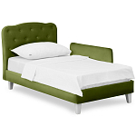 Кровать с мягким изголовьем Luna Palmer Bed варинант исполнения - 3 | Loft Concept в Нижнем Новгороде