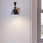 Бра с плафоном в форме песочных часов с узкими перфорированными отверстиями Feiss варинант исполнения - 7 | Loft Concept в Нижнем Новгороде