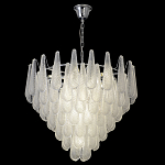 Люстра с подвесками из рифленного стекла в форме капель Textured Glass Chandelier варинант исполнения - 7 | Loft Concept в Нижнем Новгороде