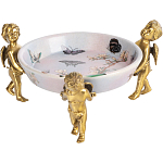 Блюдо фарфоровое Трио ангелов Joy варинант исполнения - 1 | Loft Concept в Нижнем Новгороде