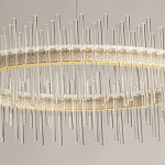 Люстра круглая с прозрачными стеклянными трубками 51 см Nembus варинант исполнения - 4 | Loft Concept в Нижнем Новгороде