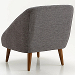 Кресло серое Pauley Grey Armchair варинант исполнения - 2 | Loft Concept в Нижнем Новгороде