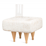 Керамический столик на деревянных ножках «Квадро» варинант исполнения - 2 | Loft Concept в Нижнем Новгороде