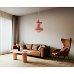 Подвесной вязаный розовый светильник «Моника» варинант исполнения - 3 | Loft Concept в Нижнем Новгороде
