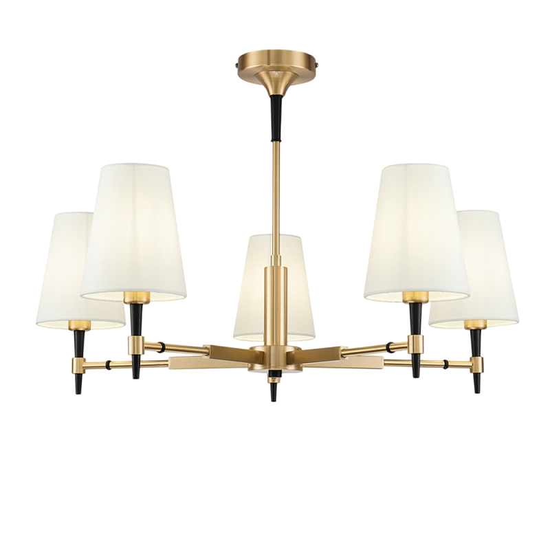 Потолочный светильник Zaragoza Е14 Латунь Белый Черный в Нижнем Новгороде | Loft Concept 