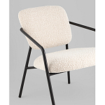 Кресло лаунж Rooney букле белый варинант исполнения - 4 | Loft Concept в Нижнем Новгороде