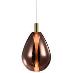 Подвесной светильник со стеклянным плафоном в форме капли NAOMI drop copper варинант исполнения - 3 | Loft Concept в Нижнем Новгороде