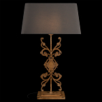 Настольная лампа на ажурном чугунном основании с серым абажуром Openwork Lamp варинант исполнения - 2 | Loft Concept в Нижнем Новгороде